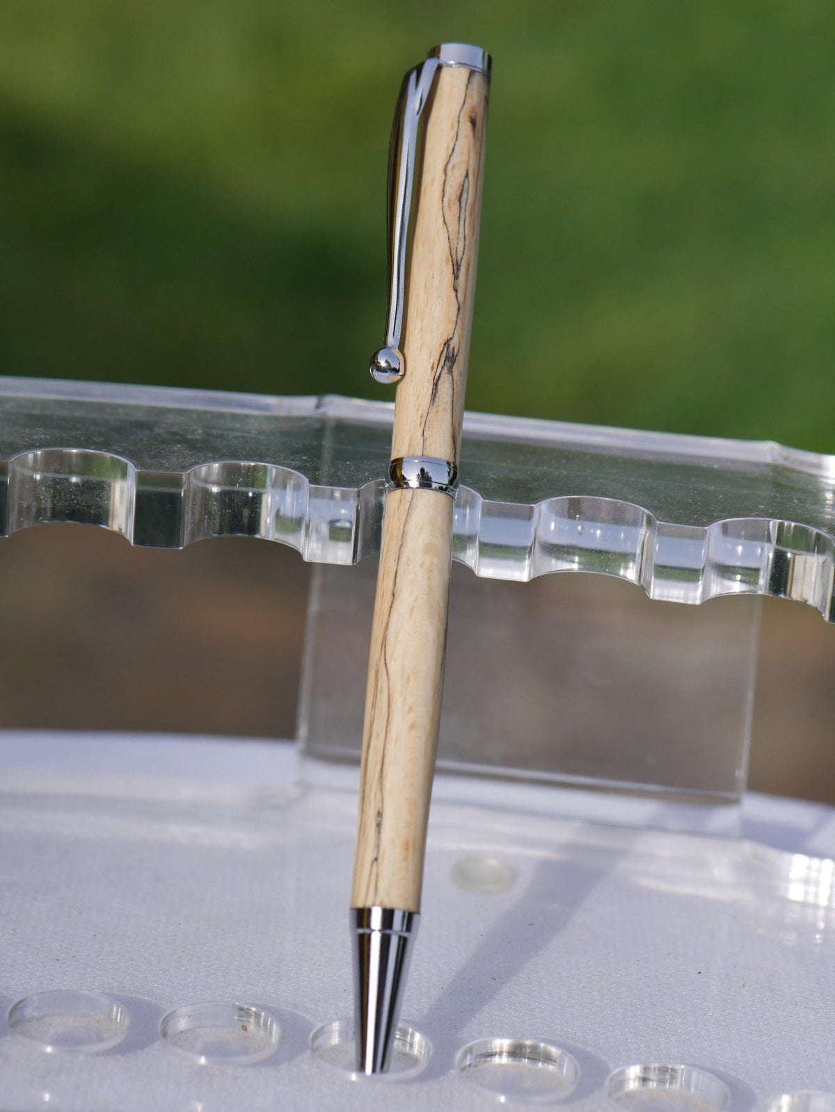 Stylo bille en bois Quart tournant, 23 essences au choix (vue 2)