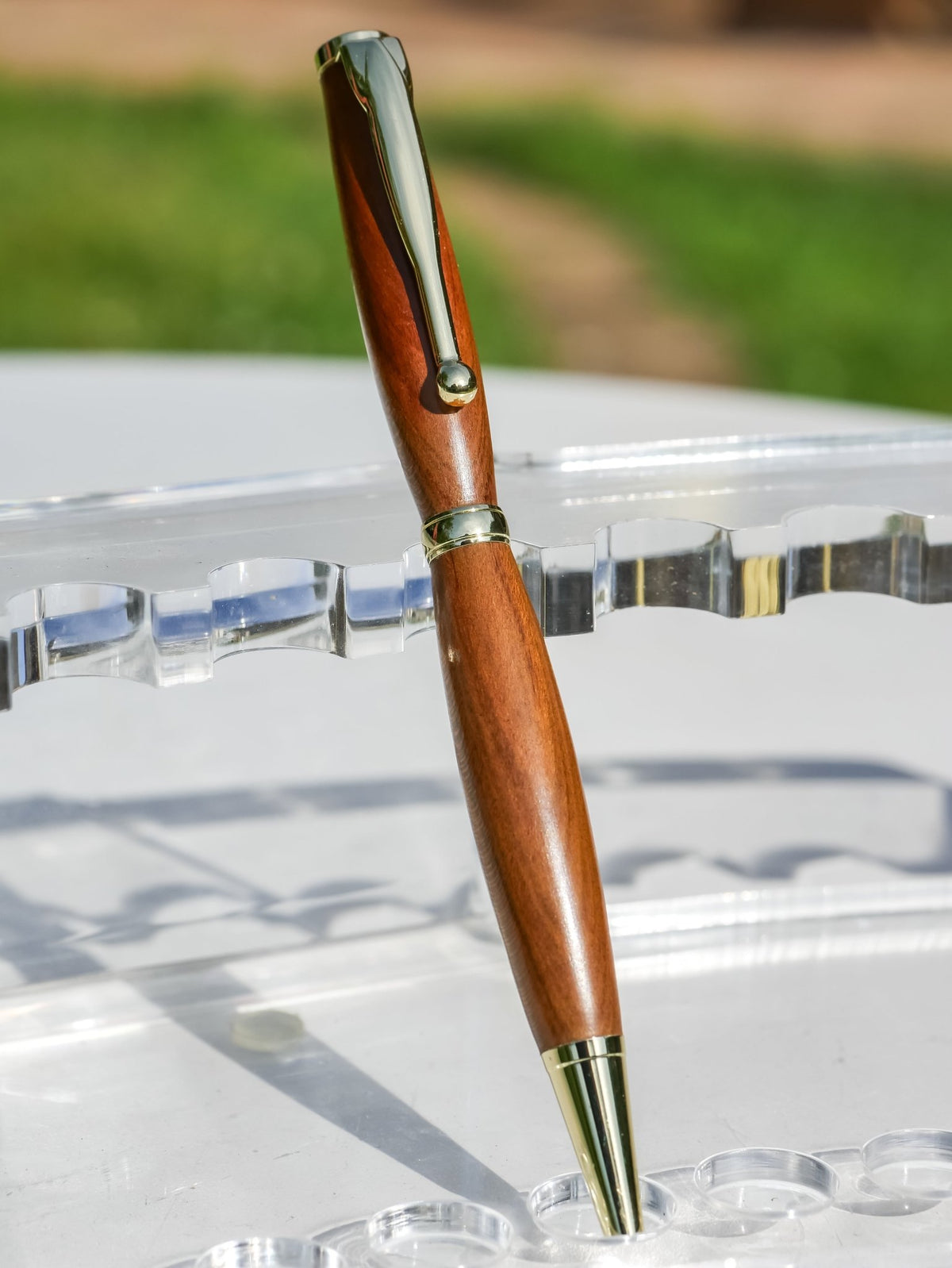Stylo bille en bois Quart tournant, 23 essences au choix (vue 9)